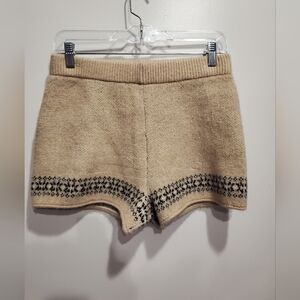 Wild Fable High Waist Tan Knit Shorts Medium